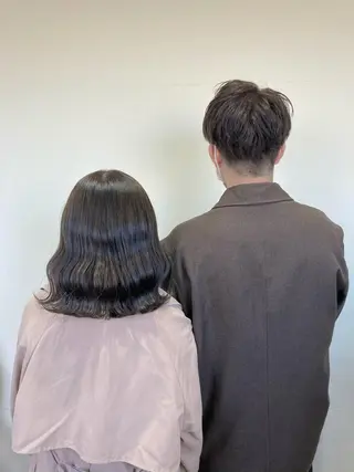 ミディアム 梅山 美侑のヘアスタイル