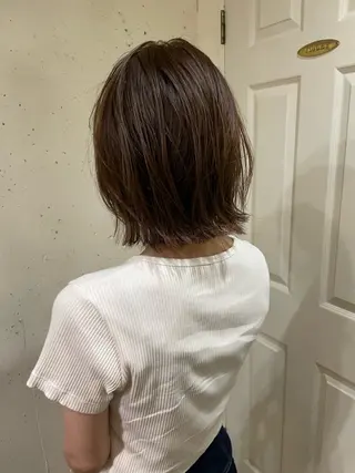 ショート YUKI 新宿カット パーマ/カラーのヘアスタイル