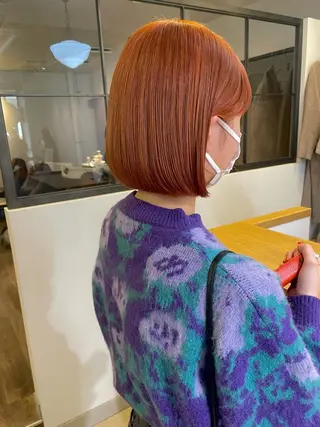 カラー 🎗️ブリーチ 🎗️ダブルカラーのヘアスタイル