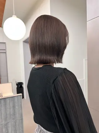 カラー 顔まわりカット/透け カラー/Memi🎀のヘアスタイル