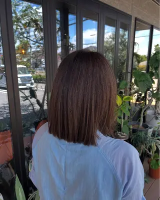 ミディアム カラー 織部 望のヘアスタイル