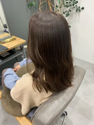 ロング カラー ルプラボウ 沖  大雅のヘアスタイル