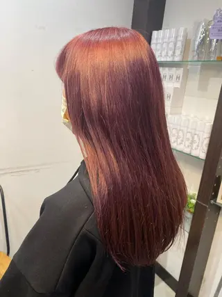 ロング カラー 酸スト/フェザー パーマ/三谷海斗のヘアスタイル