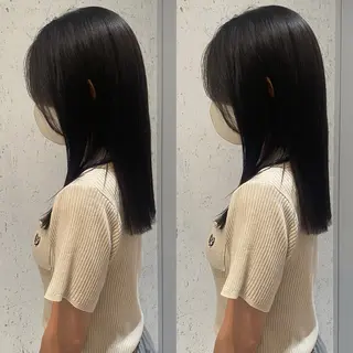 ミディアム パーマ mai / linoah˚✧のヘアスタイル
