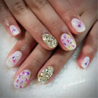 ネイル パラジェル有/ 長さだし/mahoのネイルデザイン