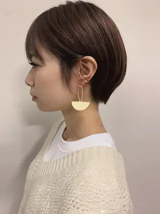 ショート 丹羽大喜 縮毛矯正/美髪矯正のヘアスタイル