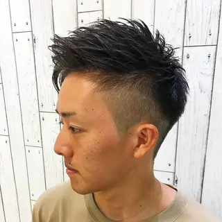 ショート メンズ 🟦メンズパーマ🟦 横浜駅｜小上馬淳司のヘアスタイル