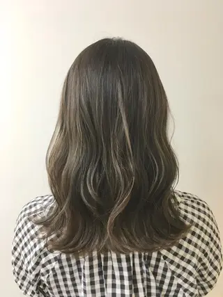 ミディアム カラー yoshi ☆のヘアスタイル