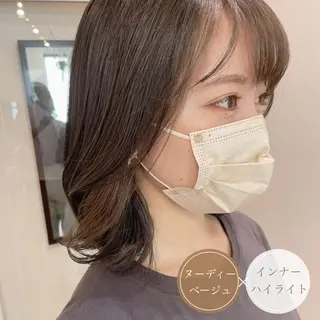 ショート カラー アンブレラカラー💫 フェイスフレーミングのヘアスタイル