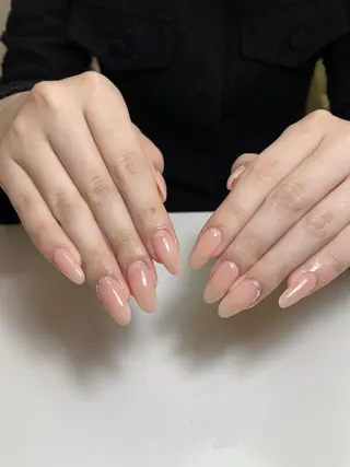 ネイル By moonネイル 🌷ワンホン/韓国風のネイルデザイン