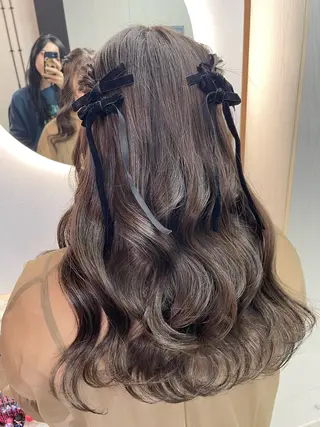 ヘアアレンジ オノ アカネのヘアスタイル