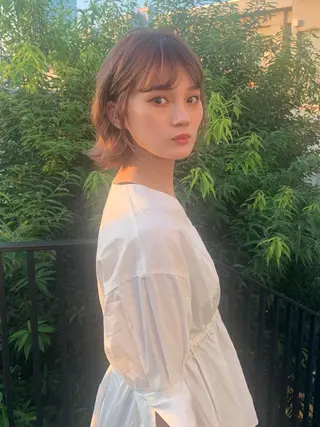 ショート カラー 山本 晶大のヘアスタイル
