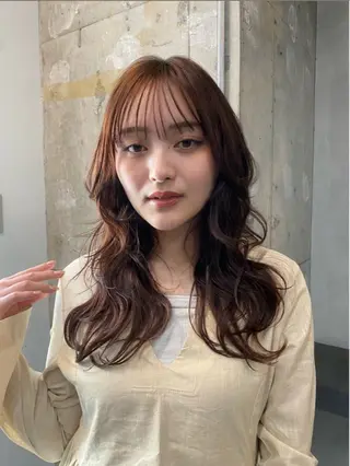 ロング 🪄あべいくみ レイヤー、メンズ🌙のヘアスタイル