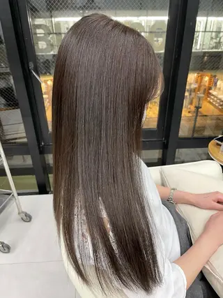 ロング カラー パーマ 滝沢 嵩大のヘアスタイル