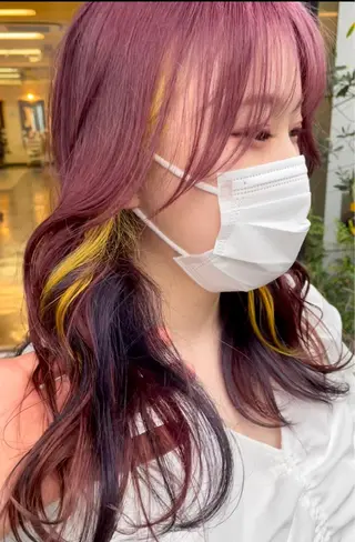 ロング カラー 古指 匠巳のヘアスタイル