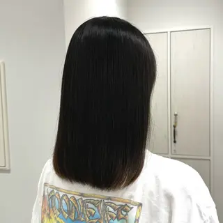 カラー りな🪽カット /縮毛/透明感カラーのヘアスタイル