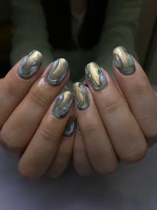 ネイル 草加ニュアンスネイル 🌚hersのネイルデザイン