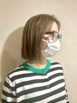 ミディアム I nagiのヘアスタイル