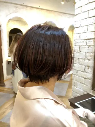 ショート カラー 鷺沼駅徒歩1分 キシタクのヘアスタイル