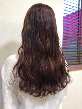 ロング カラー ヘアアレンジ ❣️倉敷❣️美髪 カラー能登一成のヘアスタイル