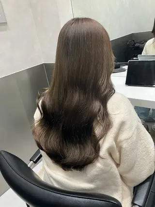 カラー 💖ブリーチなし透明 感💖ASAHIのヘアスタイル