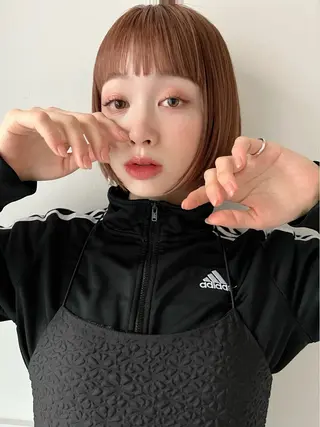 ショート カラー パーマ ヘアアレンジ メンズ キッズ 横浜Bob美容師🤎 ERINAのヘアスタイル