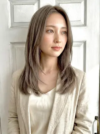 セミロング Aroma hair 🌙tanakaのヘアスタイル