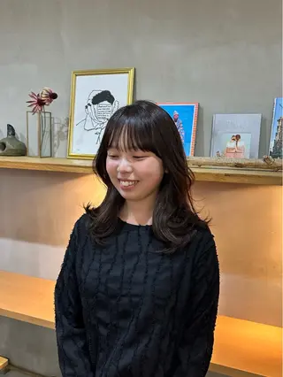 ミディアム 縮毛矯正＆髪質改善 特化/ゆいのヘアスタイル