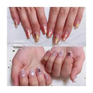 ミディアム ネイル 👑enen style👑のネイルデザイン