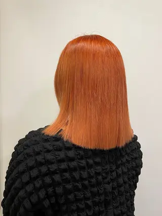 ミディアム カラー 向日葵🌻 /レディースカットのヘアスタイル