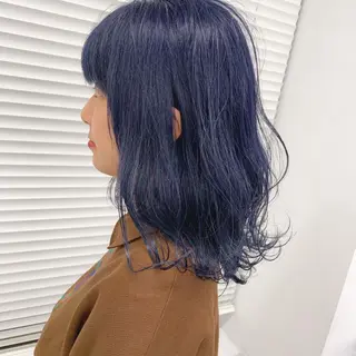 ミディアム カラー ヘアアレンジ 美髪矯正/透明感カラ ー🫧YUUKI🫧のヘアスタイル