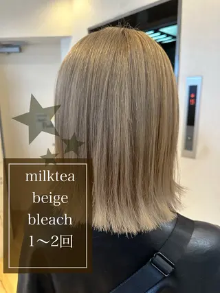 ミディアム カラー ヘアアレンジ Agu.店長 SAKI WADAのヘアスタイル