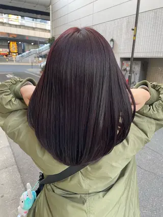 セミロング 安藤萌栞 ／カットモデル募集のヘアスタイル