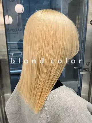 セミロング カラー RINA🧤 デザインとボブのヘアスタイル