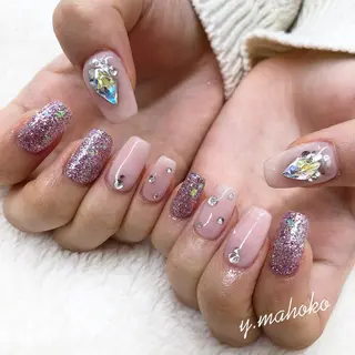 ネイル パラジェル有/ 長さだし/mahoのネイルデザイン