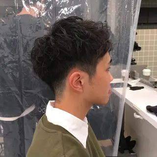 ショート パーマ ヘアアレンジ メンズ 🔥メンズ特化🔥 木村 祐太のヘアスタイル
