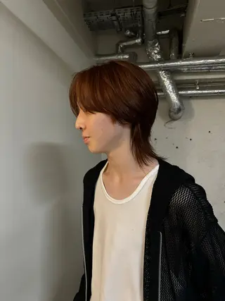 カラー メンズ たける/韓国へア /ダウンパーマのヘアスタイル