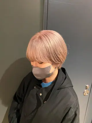 ショート カラー stylist トモヤのヘアスタイル