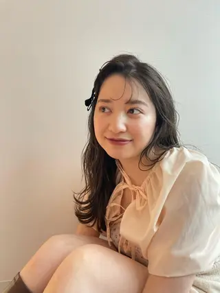 セミロング 井上 ほのかのヘアスタイル