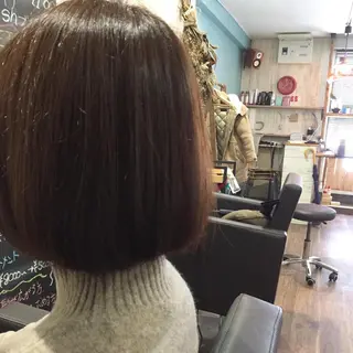 ミディアム カラー 齊藤 篤士のヘアスタイル