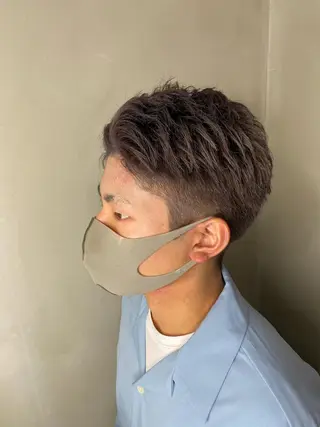ショート カラー メンズ 寳泉 章弘のヘアスタイル