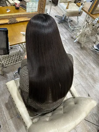 ロング 髪質改善/縮毛矯正/ 艶髪/根本和也のヘアスタイル