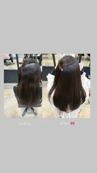 ロング 可愛いstyling おしえます♡🌸冬桜のヘアスタイル