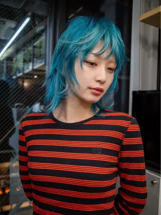 ミディアム ･*·̩͙꒰ঌ RIN໒꒱·̩͙⋆.のヘアスタイル