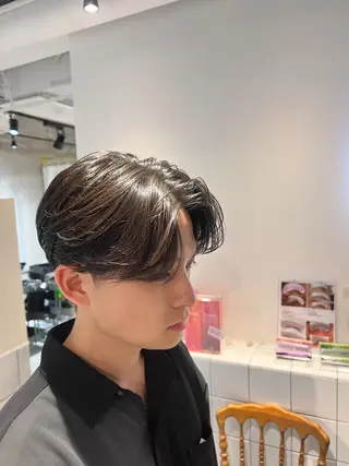 ミディアム パーマ メンズ メンズカットパーマ ✂️ JOYAのヘアスタイル