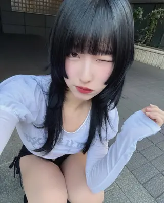 ロング 【ロングウルフカット 姫カット】伊藤裕哉のヘアスタイル