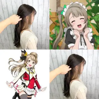 ロング 【清瀬】パサツキ 広がり改善川合剛史のヘアスタイル