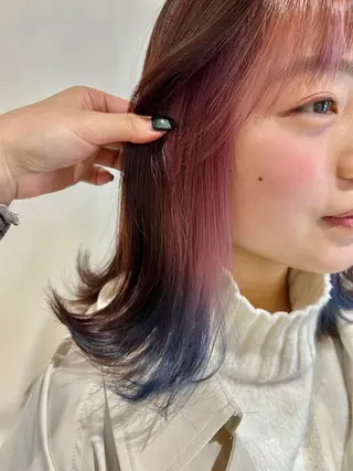 カラー ルプラボウ /小見山琴衣のヘアスタイル