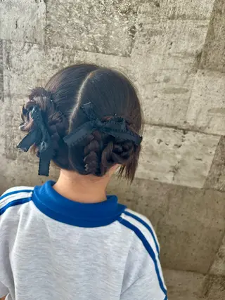 ヘアアレンジ ヘアセット🎀推し活 市川駅近🩵MIHOのヘアスタイル