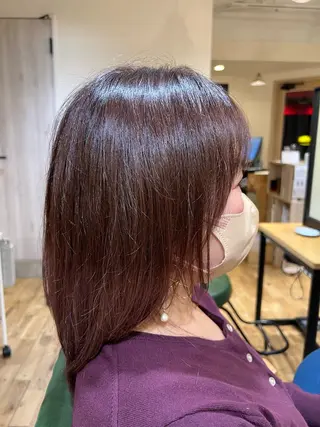 カラー 艶カラー🫧 推しカラー🧸楽歌のヘアスタイル
